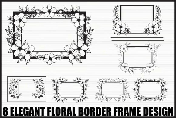 Elegant Floral Frame Bundle