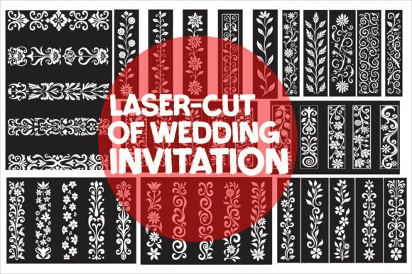 Elegant Laser-Cut Wedding Invitation