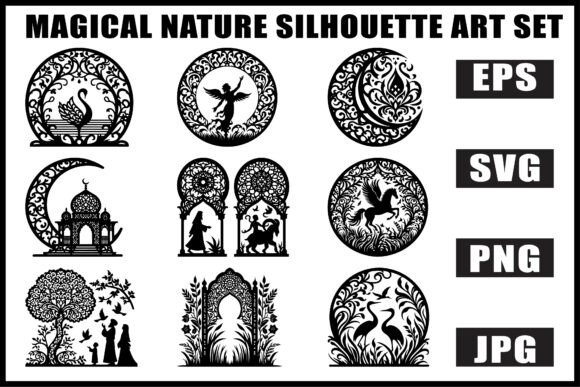 Enchanted Wildlife Vector Bundle
