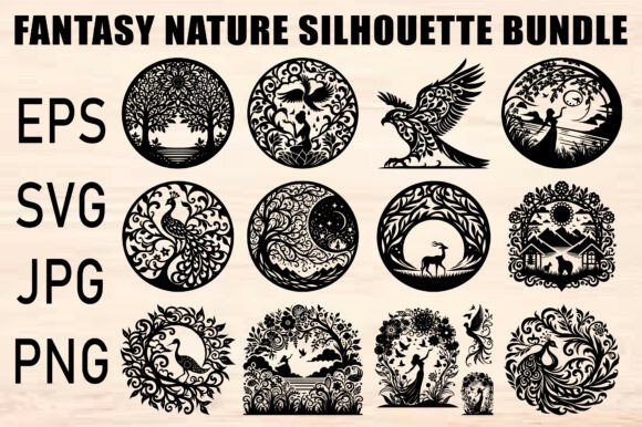 Fantasy Nature SVG Bundle