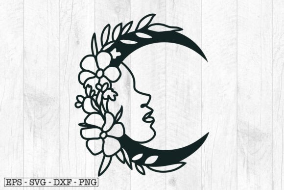 Moon Svg, Dxf Files for Plasma